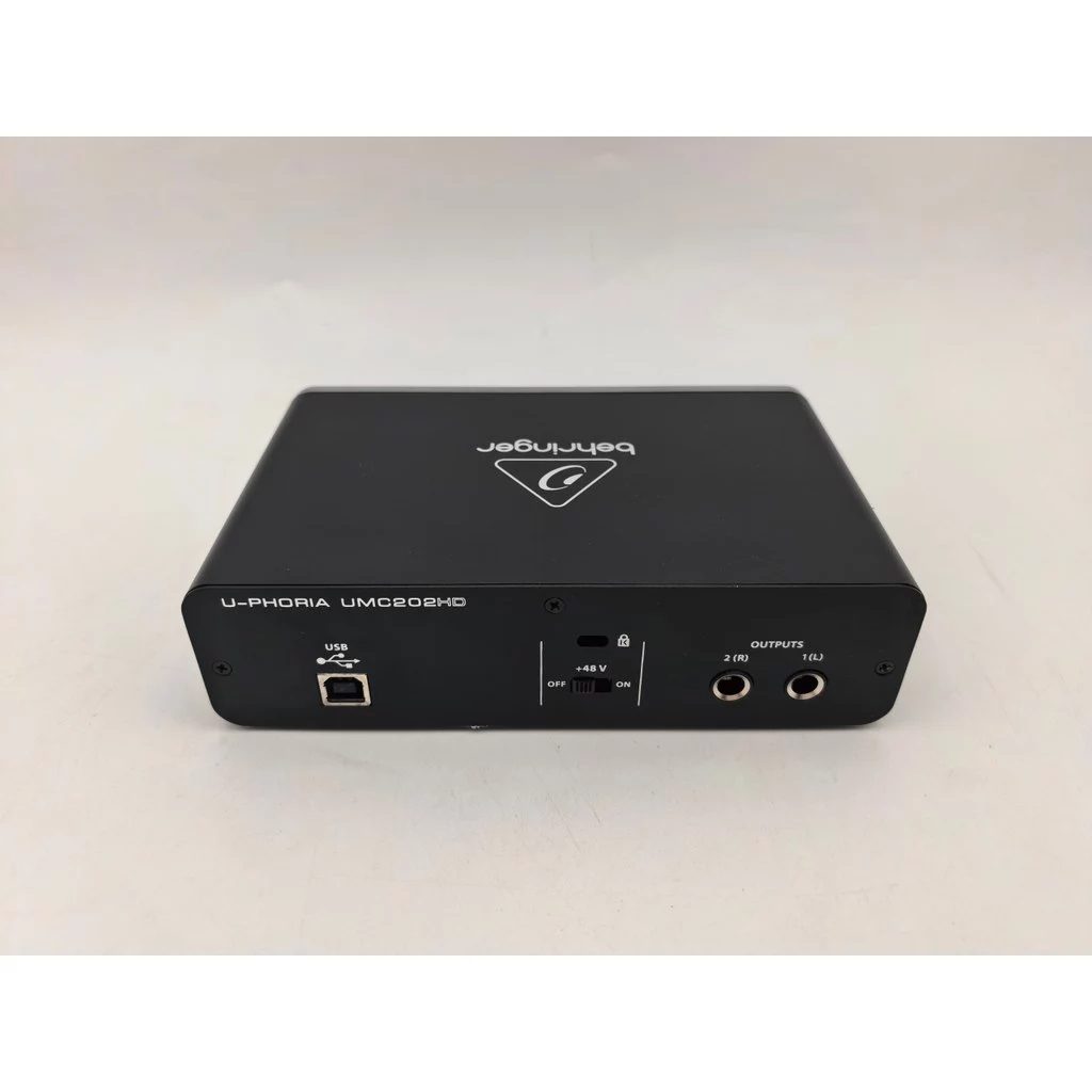 Behringer U-Phoria UMC202HD Audiófilo 2x2 , Interface De Áudio USB
