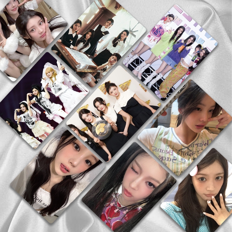 50pcs/box ILLIT Cartão Laser YUNAH WONHEE Cartões Fotográficos