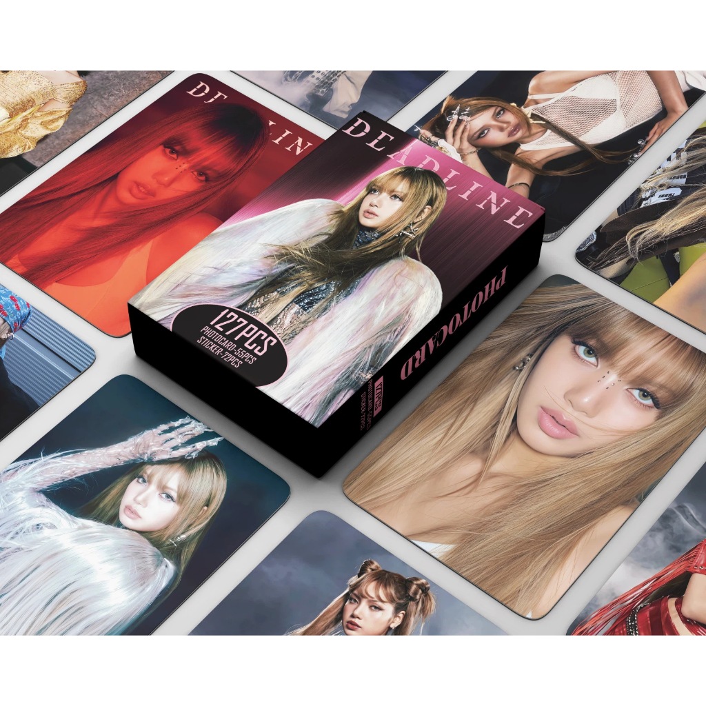 KPOP 127 Unidades/Caixa BLACKPINK Solo LISA Photocards JUMP LOMO