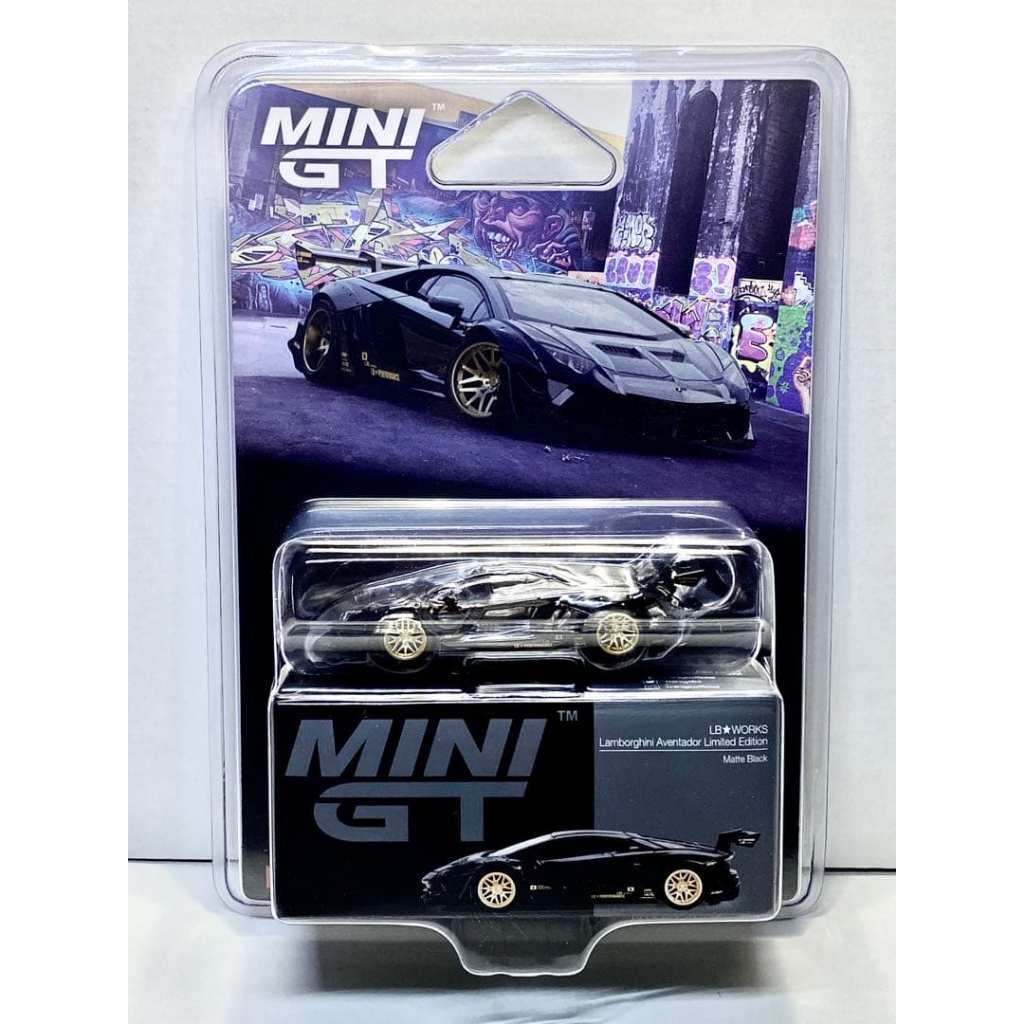 Mini GT Mgt01087-L 1087 1/64 LB Funciona Lamborghini Aventador