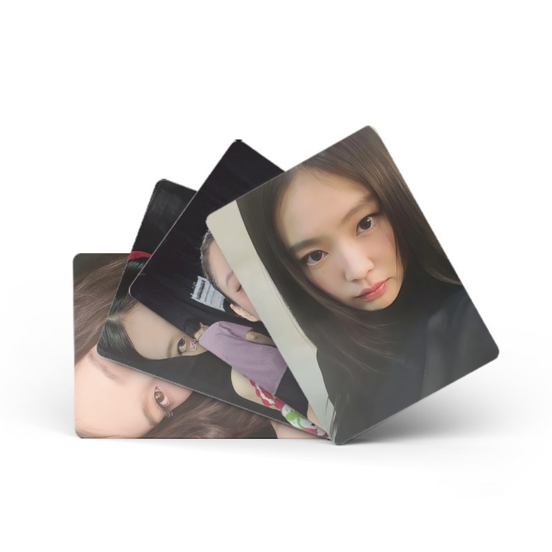 50 Unidades/Caixa BLACKPINK JENNIE Cartão Laser Photocards LOMO