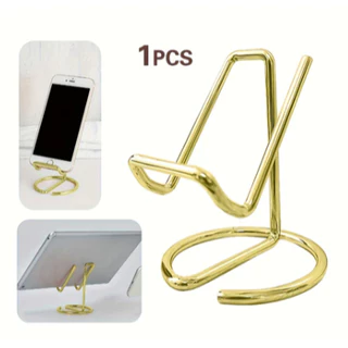 Suporte dourado para celular, estrutura de suporte para mesa, Tablet pequeno, ipad, Universal