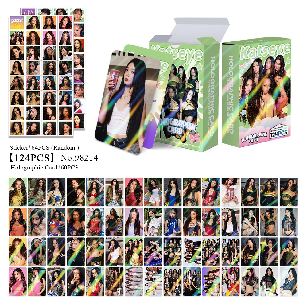 30-124pcs KATSEYE BEAUTIFUL CHAOS Álbum Lomo Cards Gabriela SIS