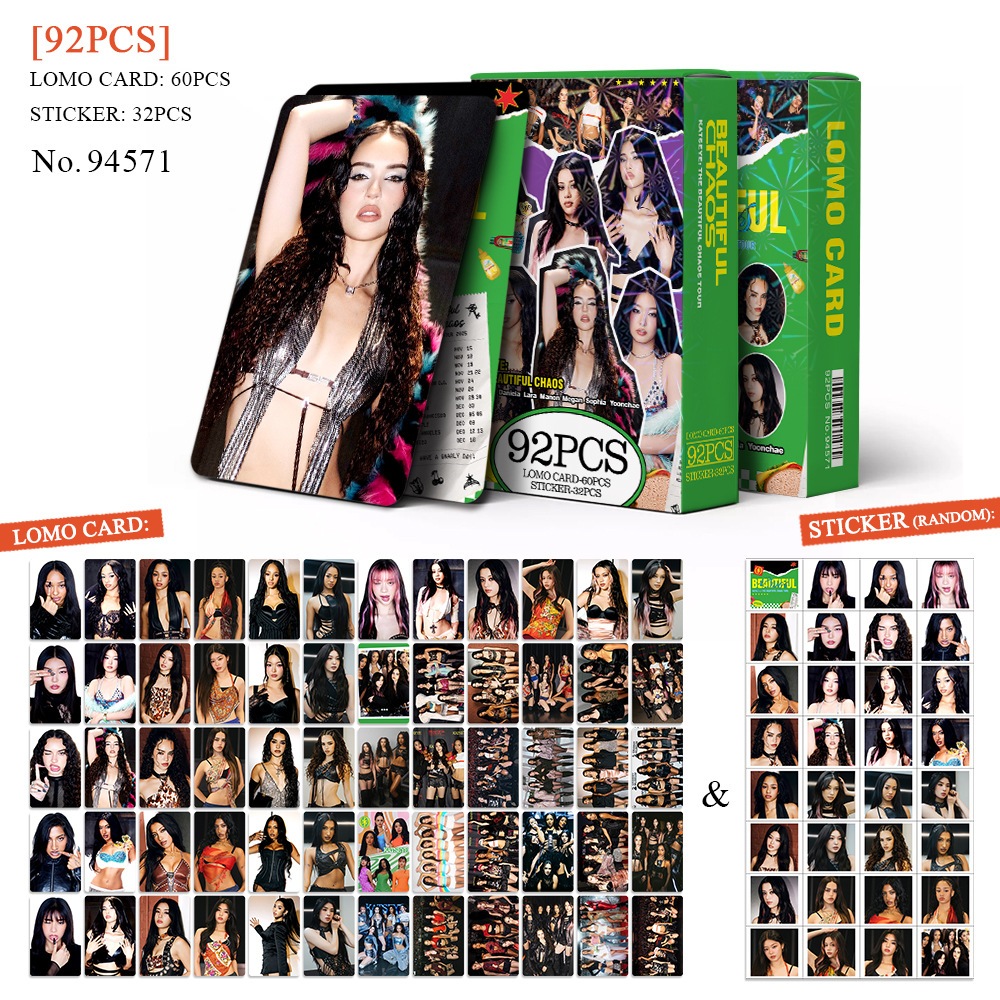 Cartão K-Pop KATSEYE Photocard Adesivo MANON SOPHIA DANIELA LARA