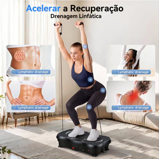 HEROI Plataforma Vibratória Multifuncional 127V/220V — Academia Equipamentos