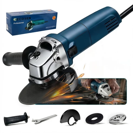Esmerilhadeira Lixadeira Angular 115mm 900w 4.1 2 11000rpm Ecosen