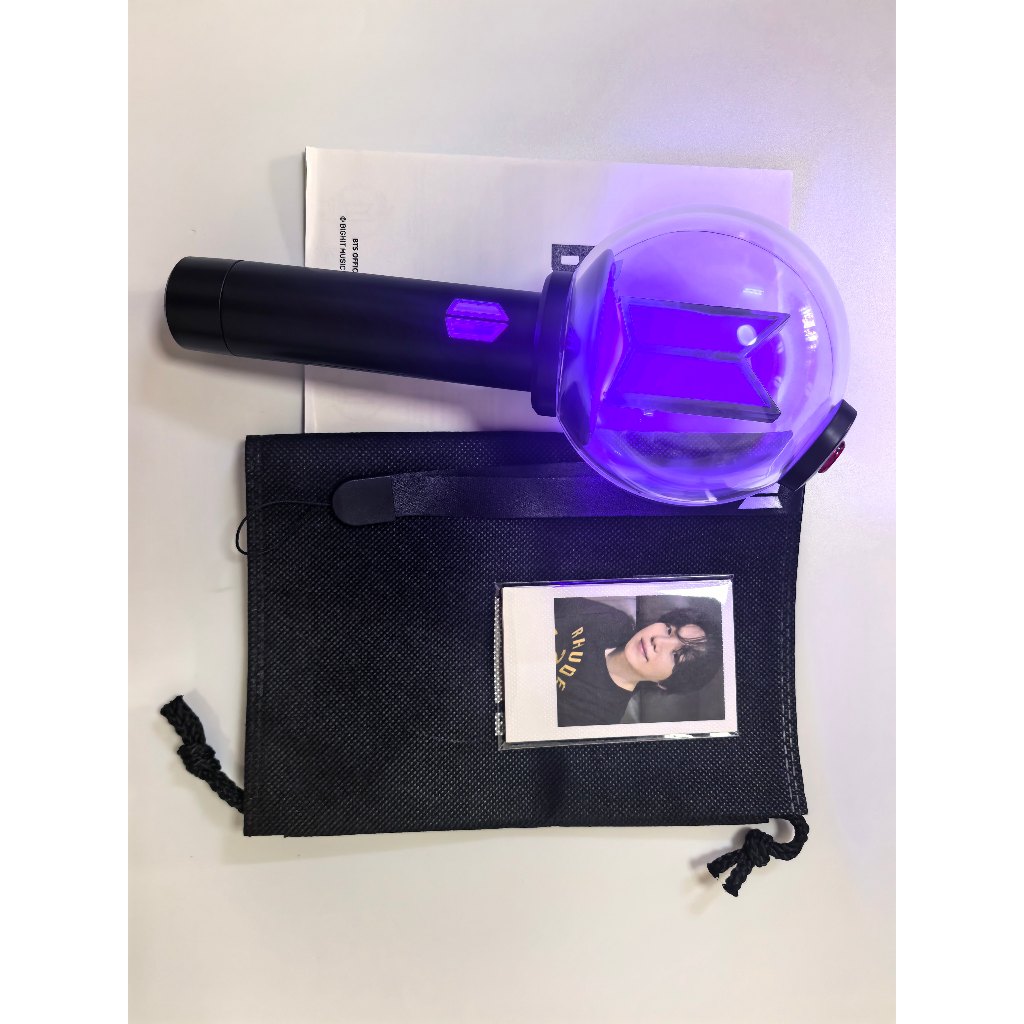 Lâmpada de mão genuína oficial novo estilo BTS suporte STICK Ami STICK ...