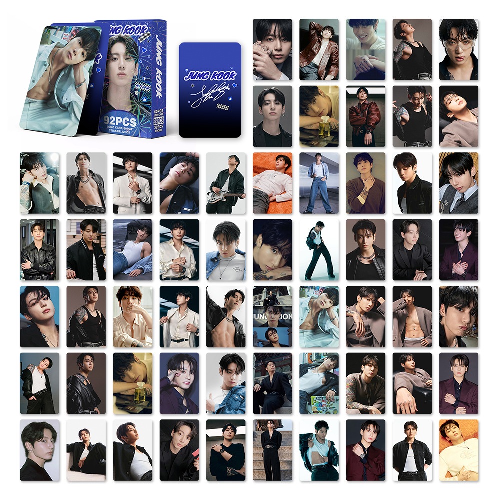 92 Pçs/Caixa JUNGKOOK Cartão Fotográfico LOMO Coleção Postal