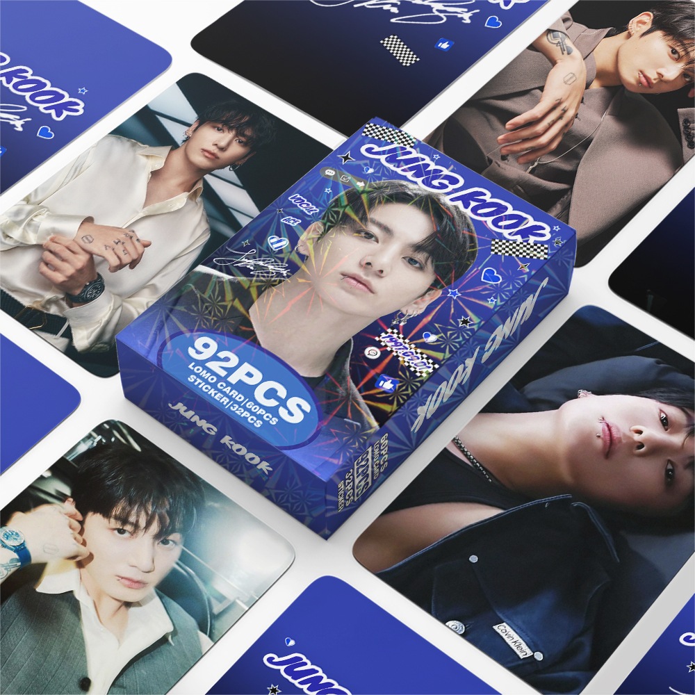 92 Pçs/Caixa JUNGKOOK Cartão Fotográfico LOMO Coleção Postal