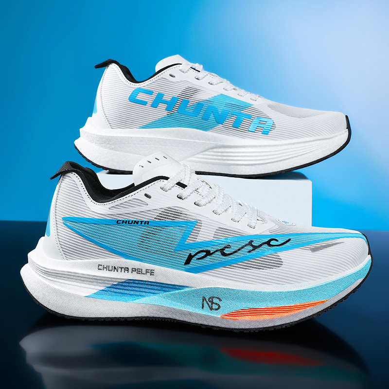 CHUNTA Racing Running Shoes Breathable Mesh Shock Absorption Unisex ...