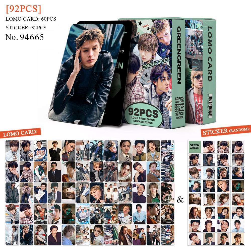 Cartão K-pop CORTIS Photocard 2026 GREENGREEN Álbum REDRED Lomo