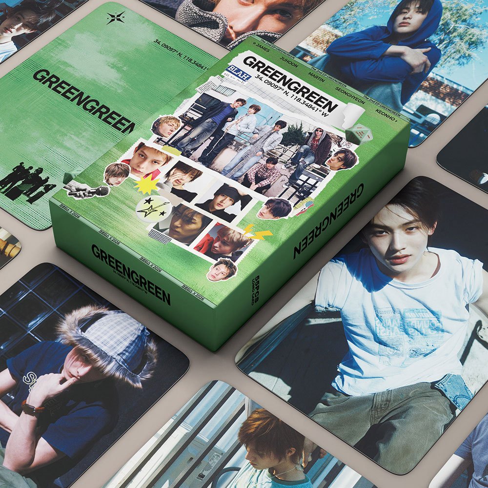 92 Pcs Álbum CORTIS Lomocard 2o EP GreenGreen Photocard MARTIN