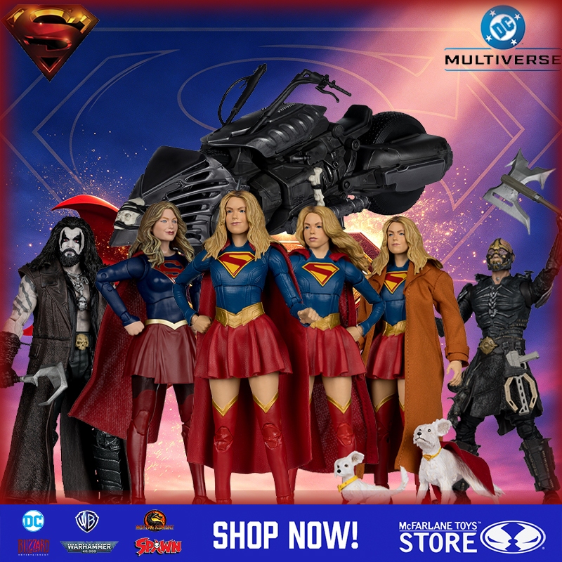 Em Estoque] McFarlane Toys DC Multiverse Supergirl Filme Com