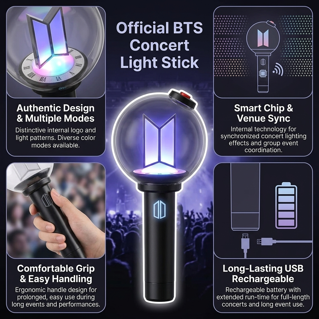 【2026即日配送】BTS OFFICIAL LIGHT STICK VER.4 BTS Official Light Stick Ver.4 - Imported Product