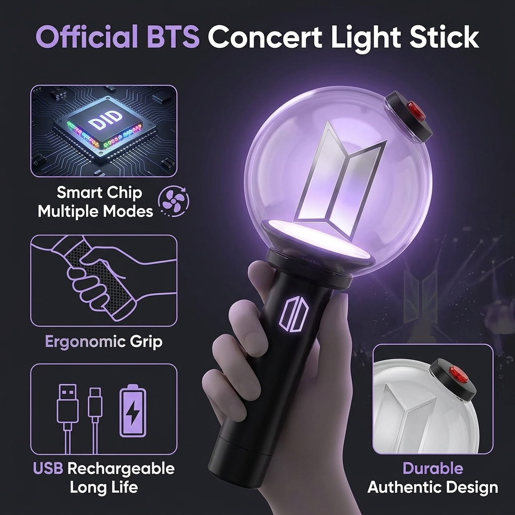 Nova Versão] BTS Oficial Lightstick Ver . 4 Edição Especial Soul