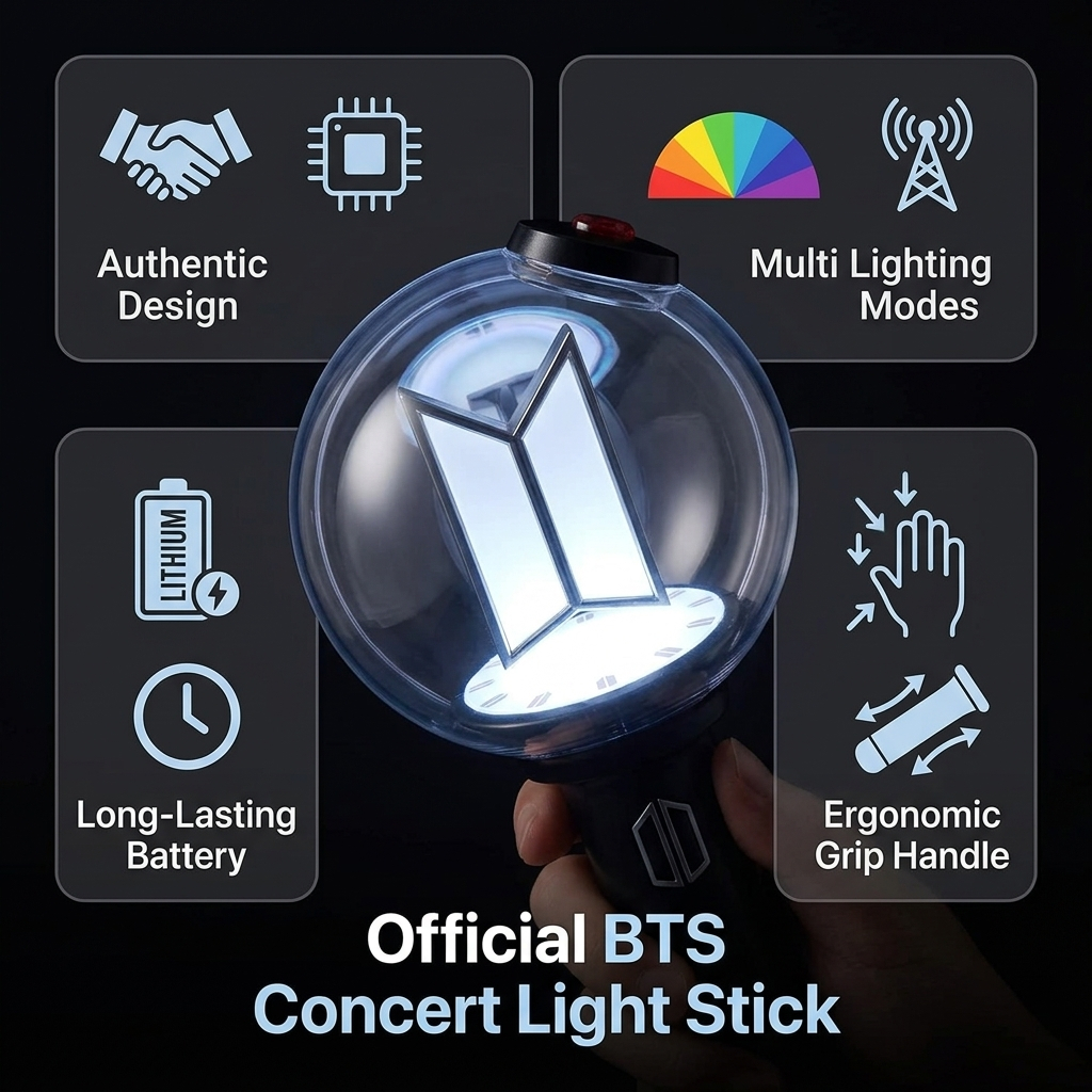 Nova Versão] BTS Official Light Stick Ver . 4 Edição Especial ARMY