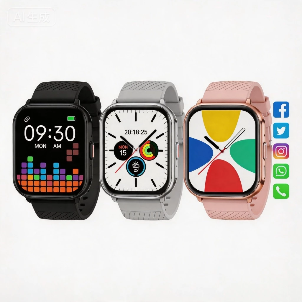Smartwatch H01 Unissex | Chamadas Bluetooth | Tela 2.04" | 20 Modos Esportivos | Monitor de Sono | Bateria 280mAh | IP68