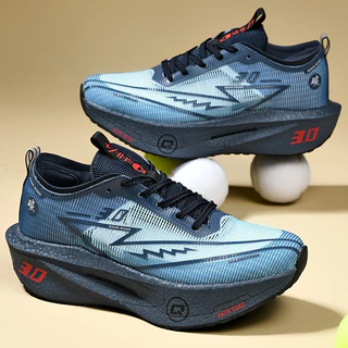 Sapatos de corrida masculinos rede respiradora mulher treinamento maratona profissional Chunta sapatos desportivos
