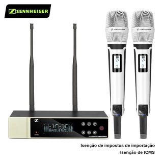Sistema De Microfone Digital Sem Fio Sennheiser SKM9000 DualHandheld, Tensão Universal De 110-220V (Display/Evento/Estú