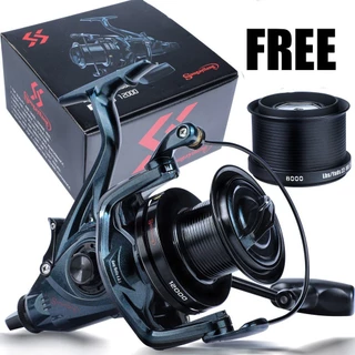 Sougayilang 13 + 1 BB Tamanho Grande (9000/10000/12000) Carretel De Pesca Surfcasting 4.2: 1 GR Max Darg 25kg Super Pod
