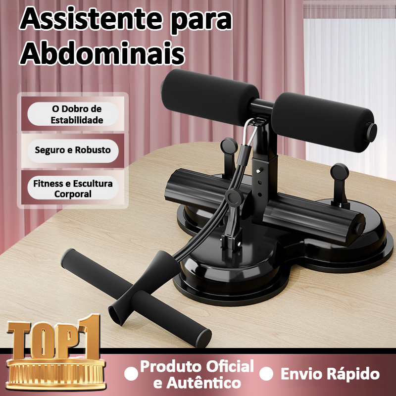 Aparelho para Fazer Abdominal Fácil de Instalar | Com Ventosas Grandes ...