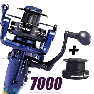 Sougayilang Carretel De Pesca Giratório Série 7000, Arrasto Máximo 20kg 13 + 1BB, Tamanho Grande, No Mar Para Ao Ar L