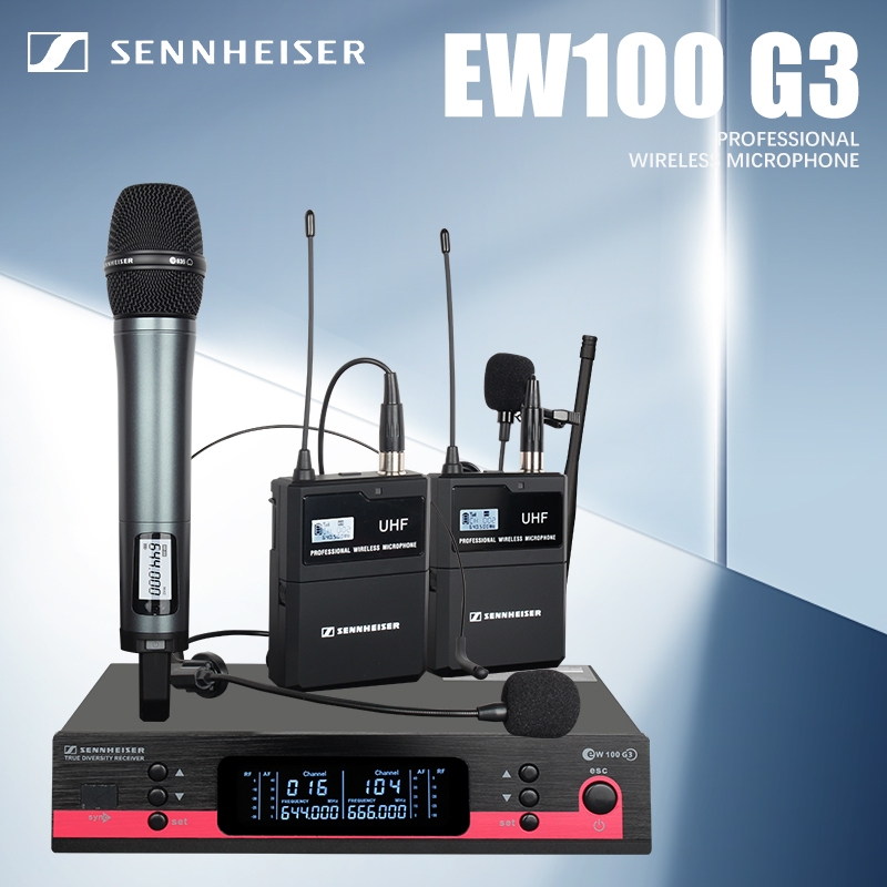 SENNHEISER ew100 G3 ME 3ワイヤレスマイク 受信機セット SENNHEISER ew100 G3 ME 3ワイヤレスマイク 受信機セット Sennheiser