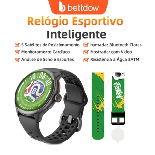 smartwatch GPS BETTDOW Com Aplicativos AI Integrados, Resistência À Água De 3 ATM E display AMOLED