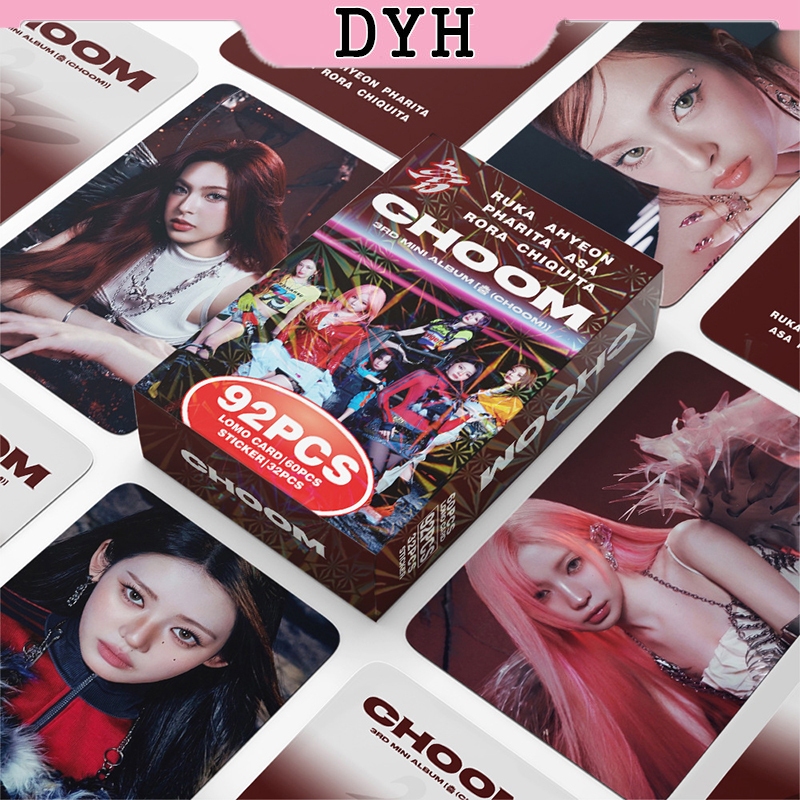 124 Pçs/Caixa BABYMONSTER Photocards CHOOM PSYCHO GO UP Cartão