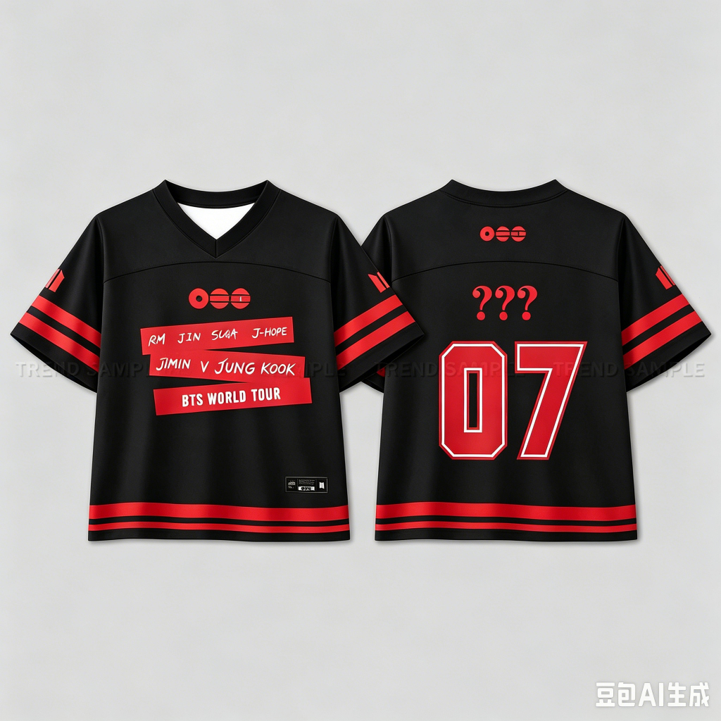 2026 BANGTAN WORLD TOUR ARIRANG Merch Jersey Camiseta Personalizar
