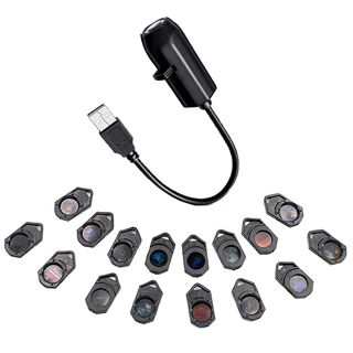 [Dhiinto] USB Teto Lua Projeção Atmosfera Luz Céu Estrelado Lâmpada Noturna Romântica Decoração De Quarto Projetor Galax
