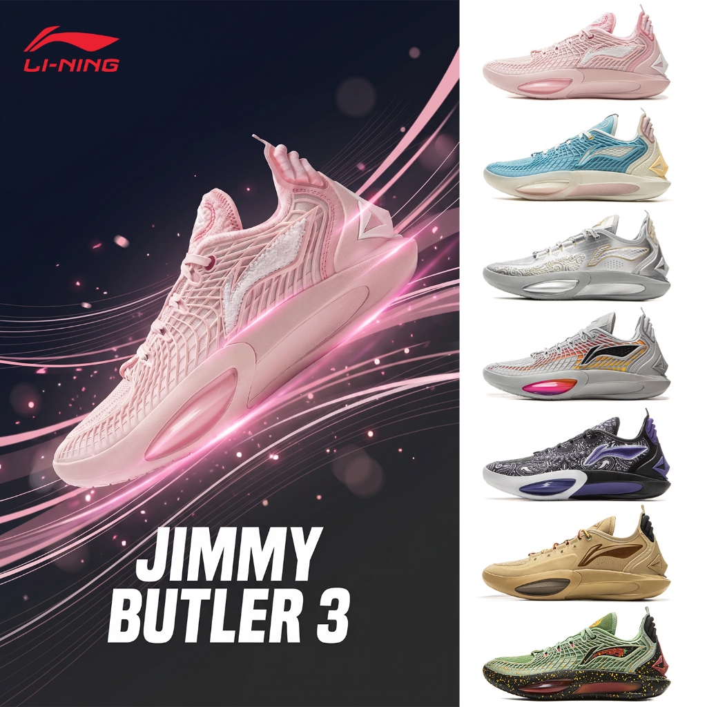 LI-NING JIMMY BUTLER 3 Tênis De Basquete Masculino Calçados