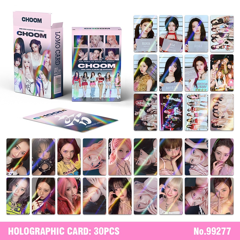 124 Pçs/Caixa BABYMONSTER Photocards CHOOM PSYCHO GO UP Cartão