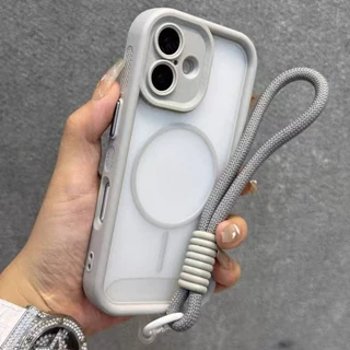 Capa Magnética Protetora De Silicone Macio, Compatível Com IPhone 17 16 15 14 13 12 11 Pro Max AIR Plus