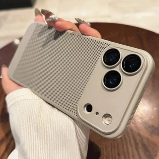 Capa De Dissipação De Calor De Resfriamento Respirável Compatível Com IPhone 18 17 16 15 14 13 12 Pro Max Plus Rápido