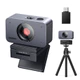 Webcam UGREEN 4K Com Sensor De 8 Mp, 30 Fps, Redução De Ruído AI, Foco Automático, Capa De Privacidade, Tripé E Mon