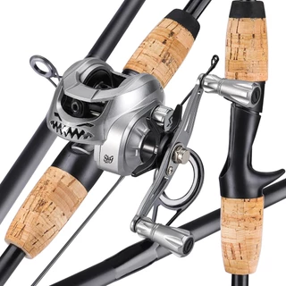 Sougayilang Conjunto De Vara De Pesca 1.8m Com Relação De Engrenagem 7.2: 1 Carretel E Combinação De