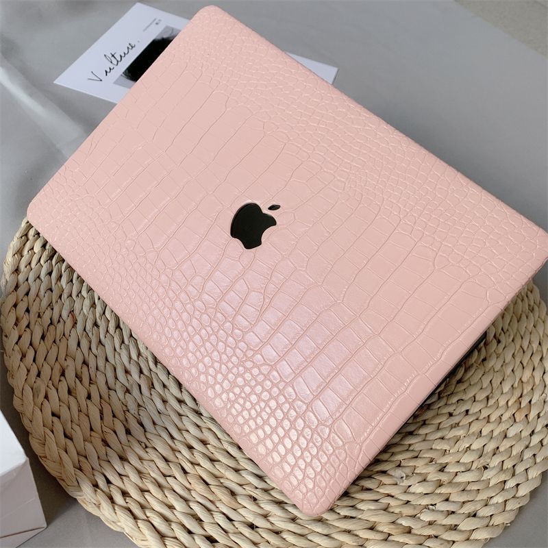 Crocodile Leather Case para Macbook Neo 13 A3404 2026-2020 Air Pro