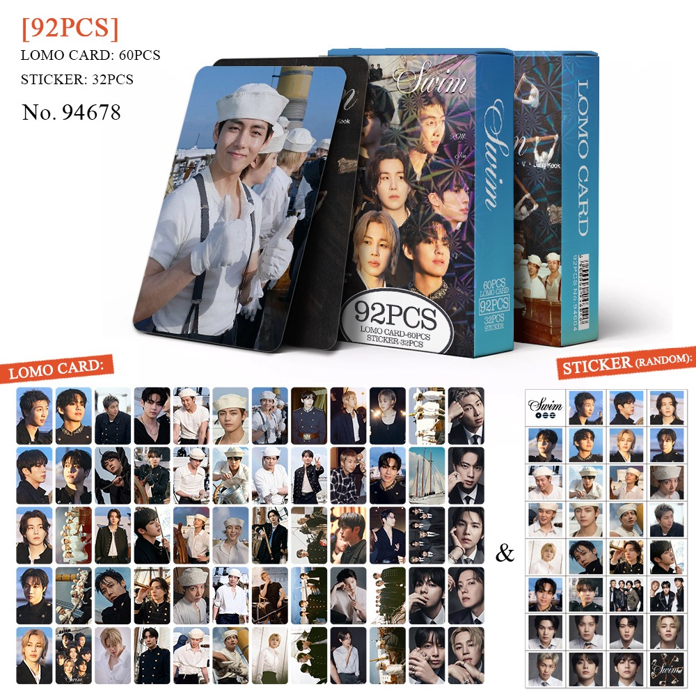 92 Pçs/Caixa Kpop Ídolo Photocard BTS ARIRANG Lomo Cartão SUGA V