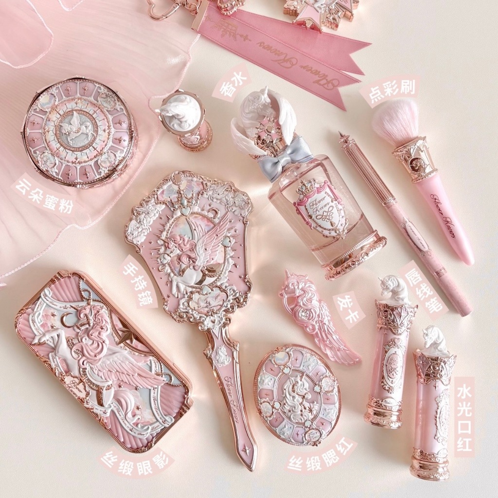 Pincel De Blush Angular FLOWER KNOWS | Shopee Brasil