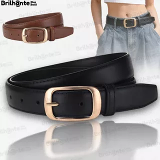 Coreano Elegante Preto Premium Couro Cinto Liga Pino Fivela Para Jeans Vestido Feminino 2026 NOVA