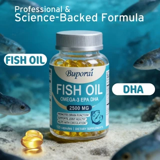 Buporai Contém Óleo De Peixe Ômega-3 EPA DHA, Adequado Para Adultos E Não Conservantes Adicionados.