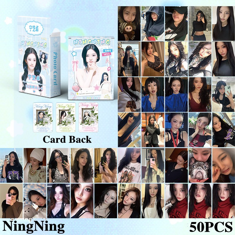 55pcs/box aespa photocards Rich Man Dirty Work Álbum Karina Winter