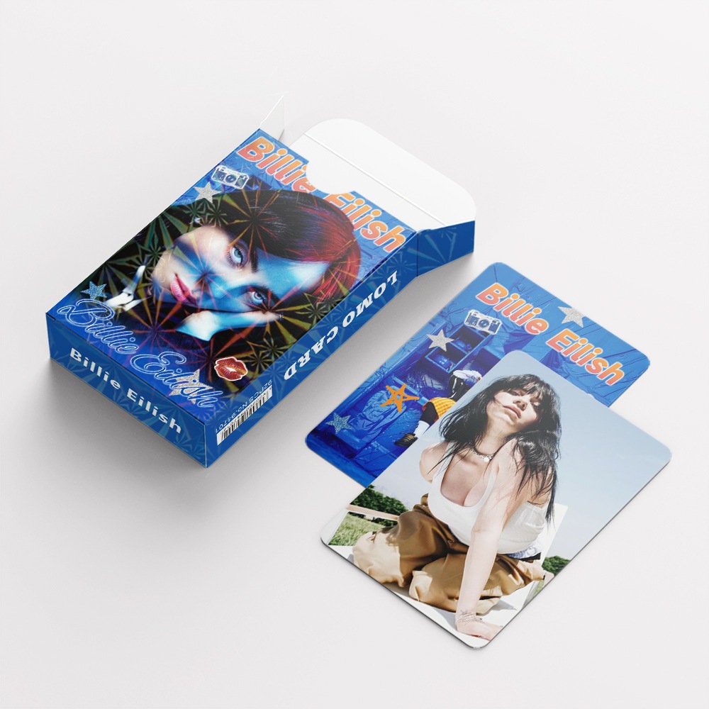 Billie Eilish Lomo Cartão Postal 60pcs + 32pcs Adesivo | Shopee Brasil