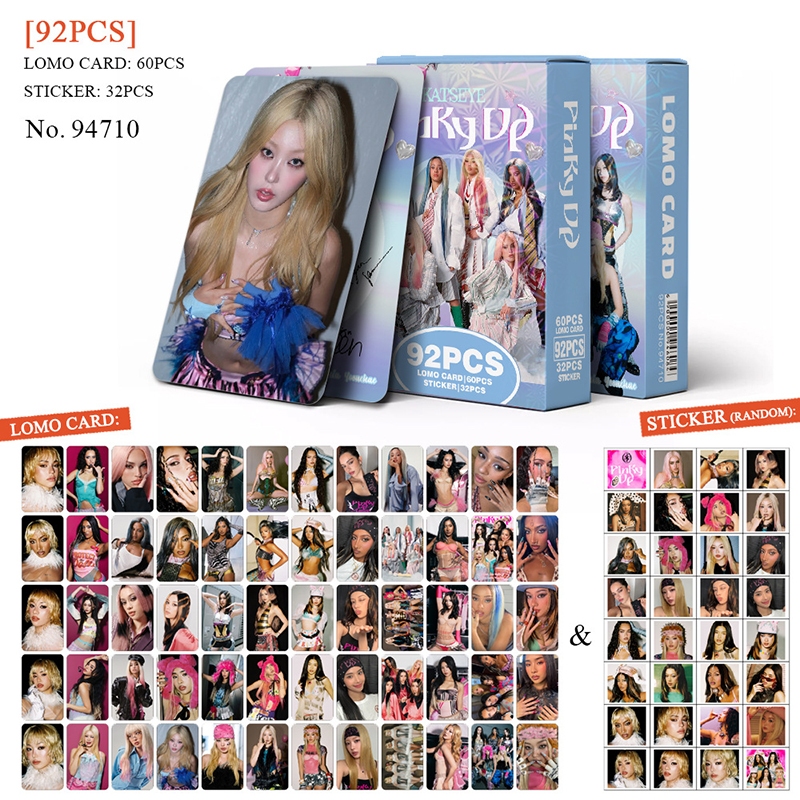 124 Pçs/Caixa KATSEYE Photocards Manon Cartão LOMO Holográfico