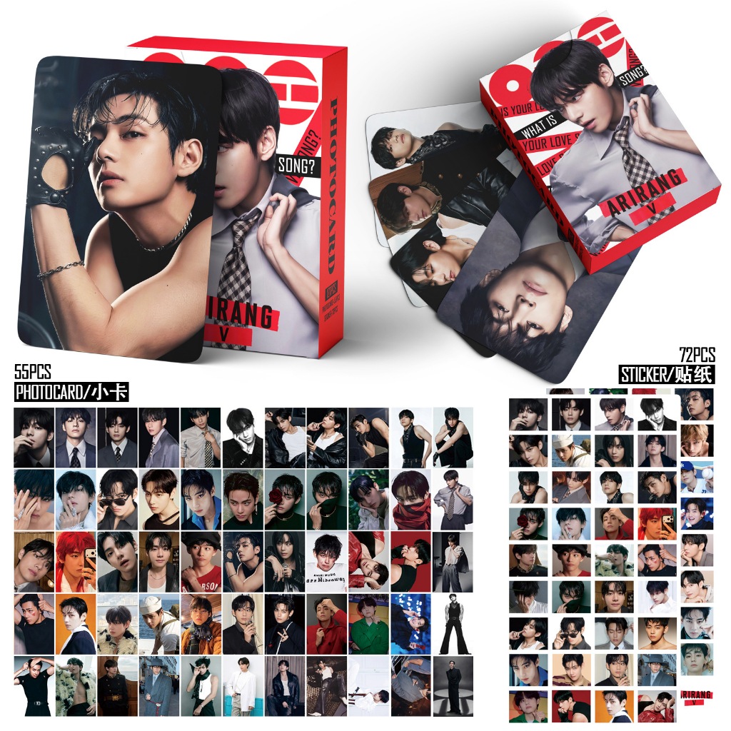 Cartão De Coleção De Álbum ARIRANG Com Fotográfico55pcs/Box BT-S