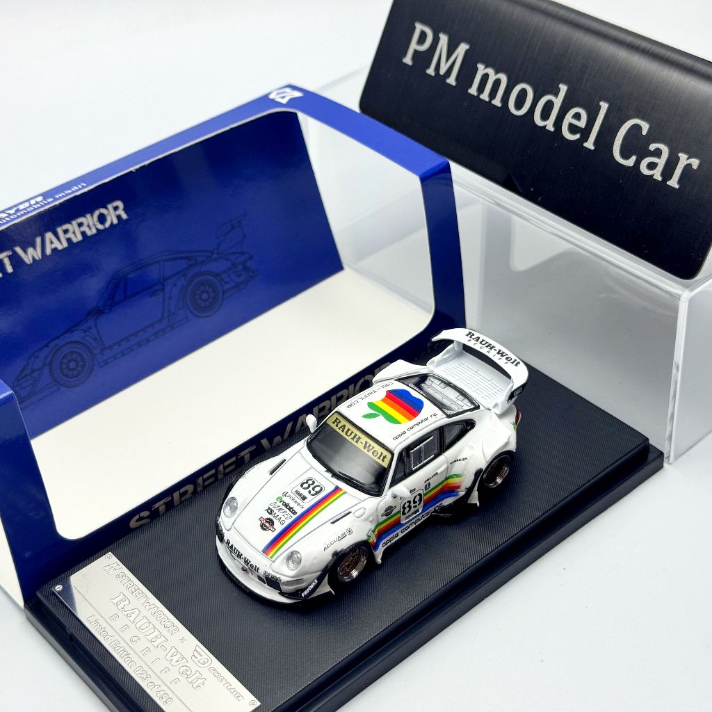 SW 1 : 64 Porsche RWB 993 Apple Modificado Liga Diecast Modelo