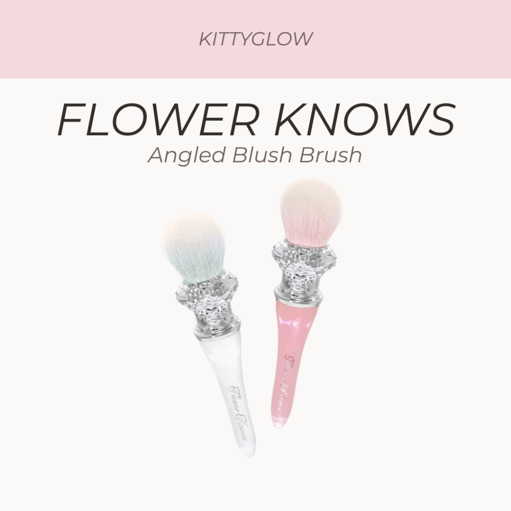 Pincel De Blush Angular FLOWER KNOWS | Shopee Brasil