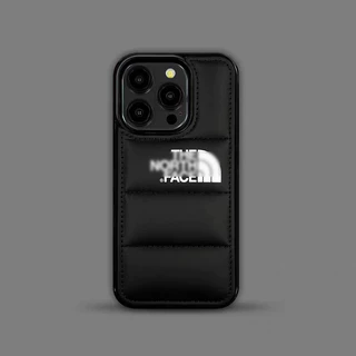 Nova Capa De Couro Luxuosa 3D Ultramacia iPhone 17/13/14/15/16 Resistente A Impactos Com Proteção Grossa Acolchoada-Para