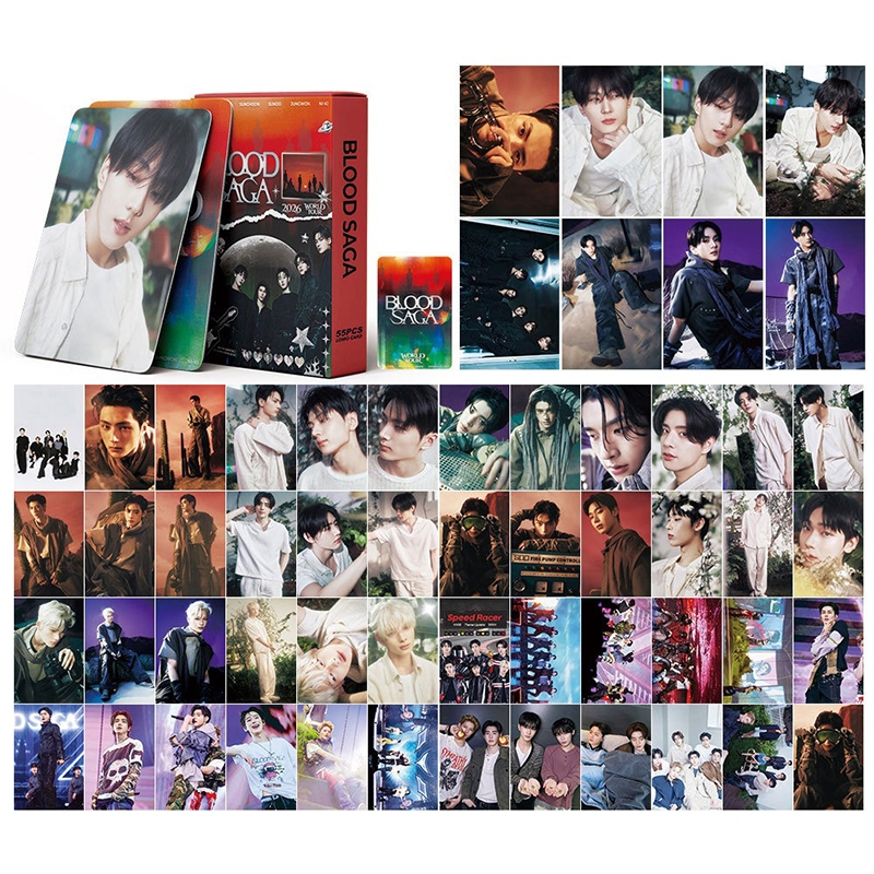55pcs/box ENHYPEN Photocards 2026 Saudações Da Temporada DESIRE